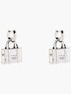 Mini Tote Bag Earrings_Light Antique Silver (2P3JER001J46-029) - MARC JACOBS - BALAAN 2