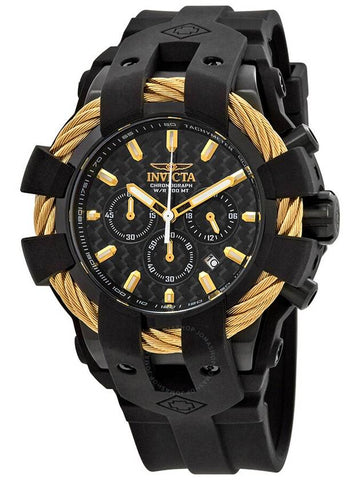 Invicta Bolt Chronograph Black Carbon Fiber Dial Men's Watch 23866 - INVICTA - BALAAN 1