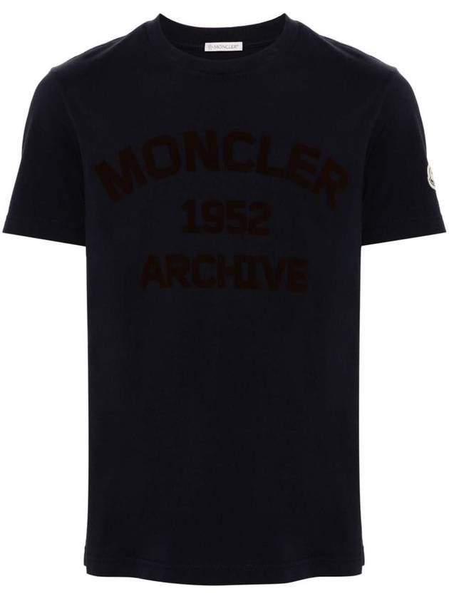 Moncler Cotton T-Shirt With Logo - MONCLER - BALAAN 1