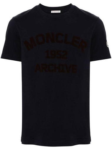 Moncler Cotton T-Shirt With Logo - MONCLER - BALAAN 1