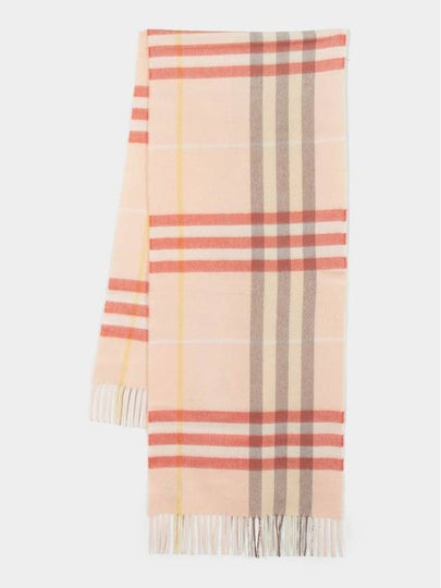 Check Cashmere Scarf Teacup - BURBERRY - BALAAN 2