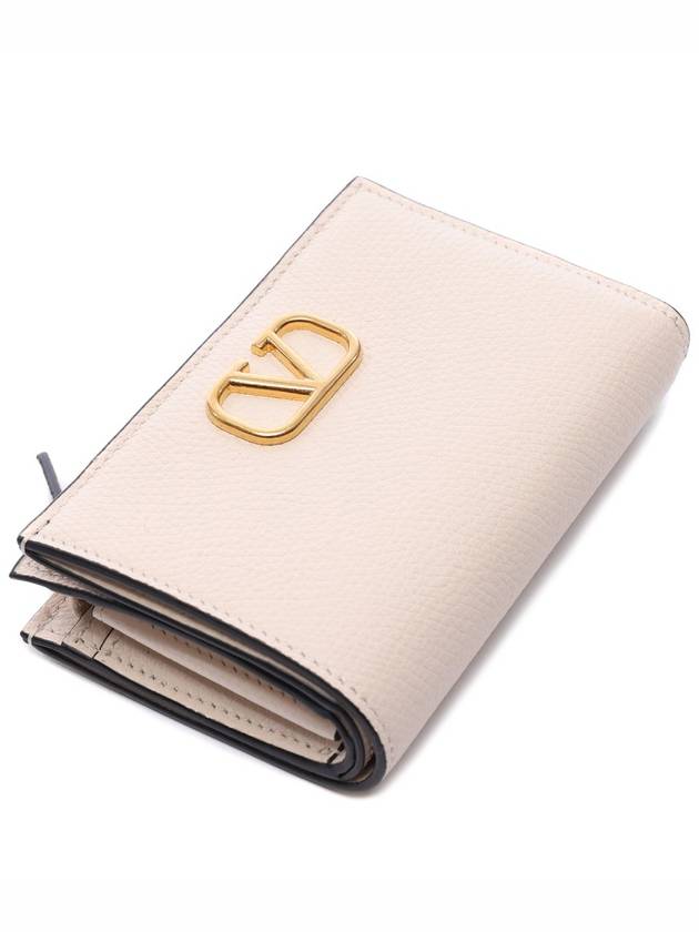 Women s V Logo Folding Card Wallet 5W2P0Z79 SNP I16 24F - VALENTINO - BALAAN 5