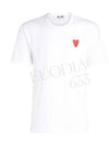 SS24 Play Comme des Gar ons Men s Double Red Heart T Shirt White P1T288 - COMME DES GARCONS PLAY - BALAAN 2