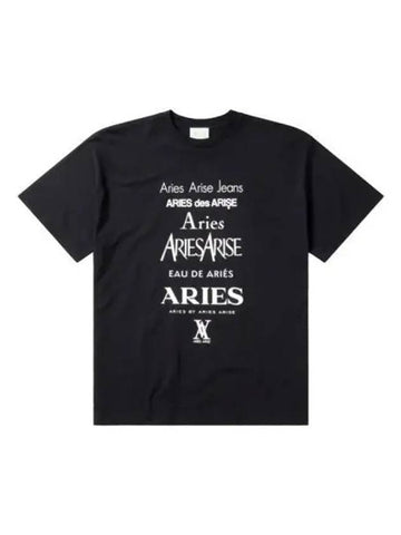 Aries perfume short sleeve t shirt black - ARIES - BALAAN 1