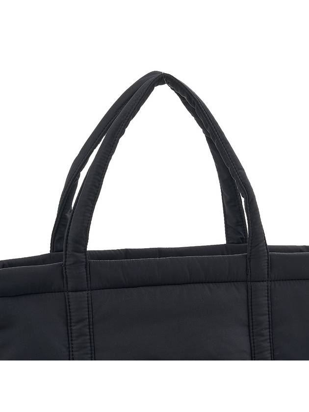 Fox Head Medium Puffer Tote Bag Black - MAISON KITSUNE - BALAAN 8