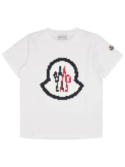 Kids Logo Printing T Shirt 8C000 01 89AFV 034 - MONCLER - BALAAN 2