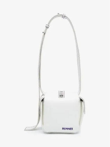 Rakubeto shoulder bag white MACCWBAG019LTH0030117 - SUNNEI - BALAAN 1