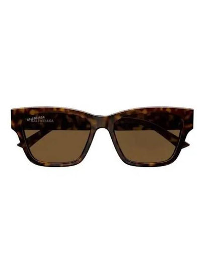 Acetate Rectangle Sunglasses Havana - BALENCIAGA - BALAAN 2