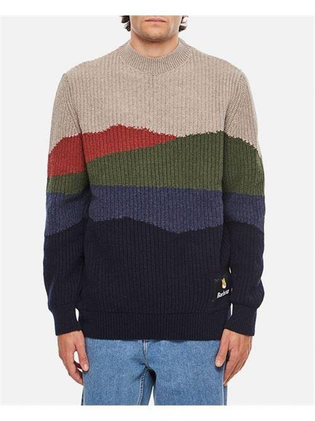 Landscape Crew Neck Knit Top - BARBOUR - BALAAN 1