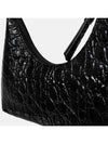 Mini Ember Croco Shoulder Bag NERO 21PFBASBLCCESMA - BY FAR - BALAAN 3