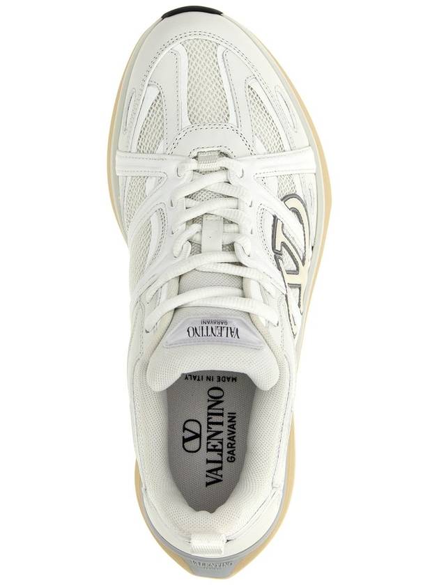 V Logo Low Top Sneakers White - VALENTINO - BALAAN 5