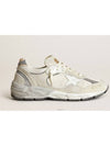 Mesh and Suede Leather Dad-Star Sneakers White Beige - GOLDEN GOOSE - BALAAN 2