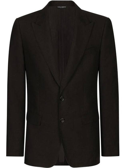 Men's Single Breasted Suit Black - DOLCE&GABBANA - BALAAN 2