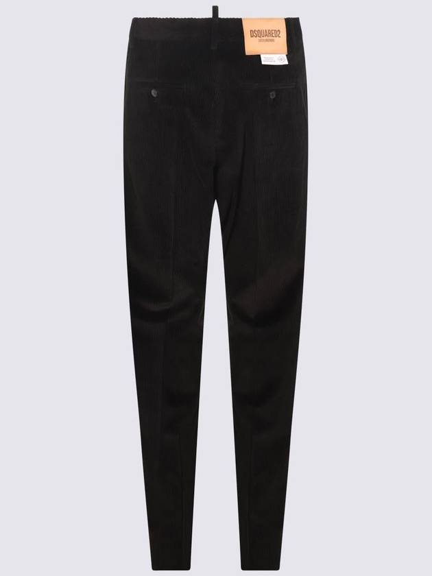 23 fw Black Cotton Pants S74KB0794S78131900 B0480372171 - DSQUARED2 - BALAAN 3