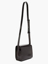 Women's Vegetable Tanned Leather Camera Cross Bag Black - LEMAIRE - BALAAN 3