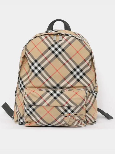 Nova Check Backpack Beige - BURBERRY - BALAAN 2