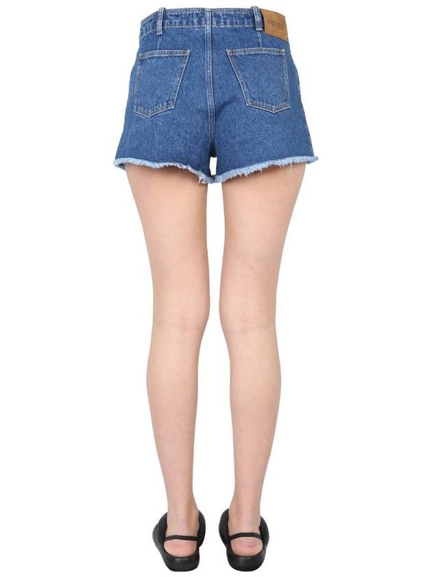 Women's Denim Shorts - KENZO - BALAAN 5