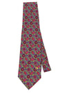 100 silk blue gray flower pattern tie - A. TESTONI - BALAAN 3