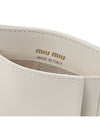 Matelasse Nappa Leather Card Wallet White - MIU MIU - BALAAN 10