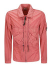 Chrome-R Hooded Over Long Sleeve Shirt Pink - CP COMPANY - BALAAN 2