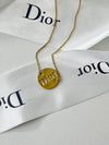 Logo round gold necklace 3VDIA19237 - DIOR - BALAAN 6