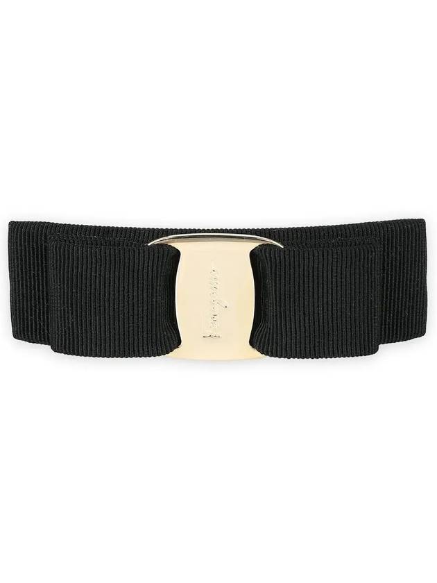 Vara Bow Hair Clip Black - SALVATORE FERRAGAMO - BALAAN 3