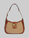 Pegasus Buckle Shoulder Bag Beige - ETRO - BALAAN 2