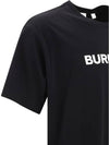 Logo Print Cotton Short Sleeve T-Shirt Black - BURBERRY - BALAAN 5