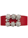 Flower Buckle Bracelet Red - ROGER VIVIER - BALAAN 1