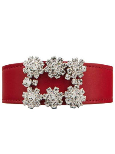 Flower Buckle Bracelet Red - ROGER VIVIER - BALAAN 1