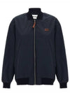 Panama Cotton Bomber Jacket Navy ML1051 12NS F0008 - MIU MIU - BALAAN 1