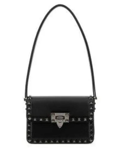 Women's Small Rockstud Shoulder Bag Black - VALENTINO - BALAAN 2