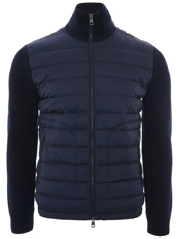 23FW 9B50700 A9341 777 logo patch padded wool zipup jacket - MONCLER - BALAAN 2