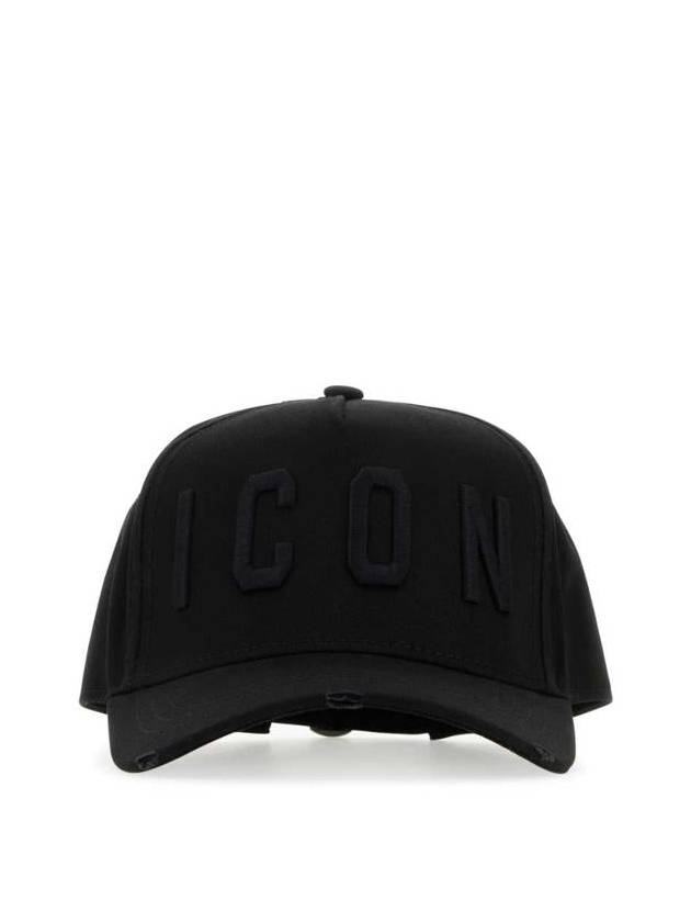 Logo Base Ball Cap Black - DSQUARED2 - BALAAN 2