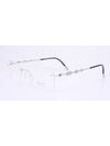 4375 01 6050 Glasses Glasses Jewelry Decoration Swarovski Jewelry Rimless - SILHOUETTE - BALAAN 3