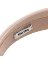 patent leather hairband - MIU MIU - BALAAN 8