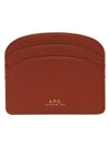 Demi Lune Card Wallet Brown - A.P.C. - BALAAN 1