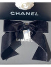 Women CC Logo Ribbon Velvet Hairpin Black - CHANEL - BALAAN 2