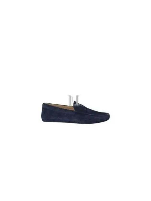 Men's City Gomino Suede Driving Shoes Navy - TOD'S - BALAAN 2