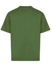 Double Layered Cotton Jersey Short Sleeve T-Shirt Green - BOTTEGA VENETA - BALAAN 3