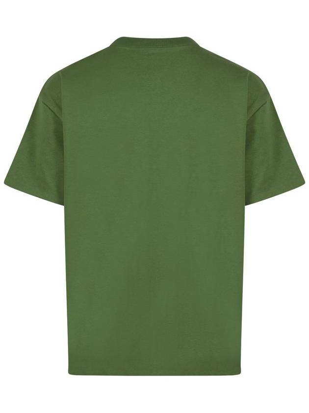 Double Layered Cotton Jersey Short Sleeve T-Shirt Green - BOTTEGA VENETA - BALAAN 3