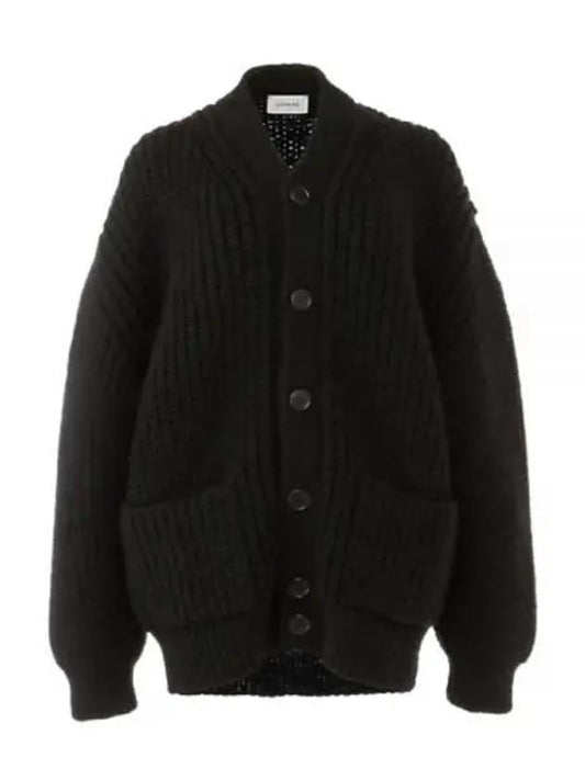 Chunky Cardigan Black - LEMAIRE - BALAAN 2