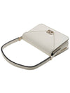 Leather Shoulder Bag Cream - VALENTINO - BALAAN 5