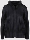 Pleats Please Issey Miyake Fluffy Basics Cardigan - ISSEY MIYAKE - BALAAN 2