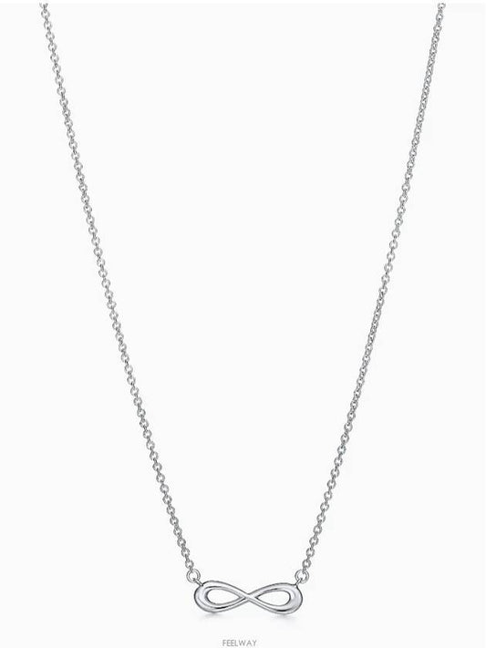 Infinity Pendant Necklace Silver - TIFFANY & CO. - BALAAN 2