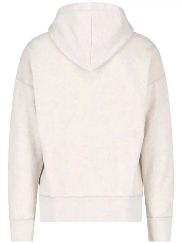 Miley Big Logo Hoodie Ecru - ISABEL MARANT - BALAAN 4