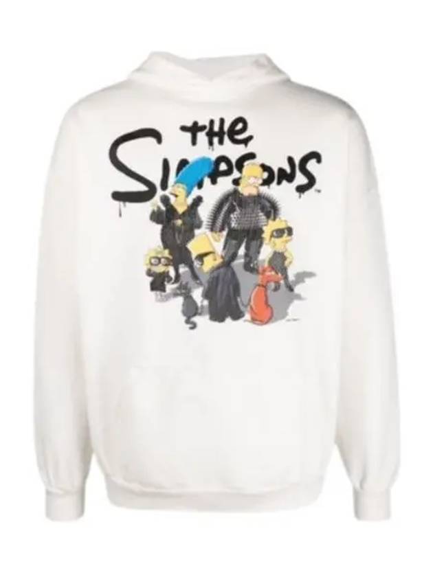 The Simpsons Printed Hoodie White - BALENCIAGA - BALAAN 2