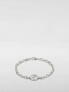 Interlocking GG Chain Bracelet Silver - GUCCI - BALAAN 1