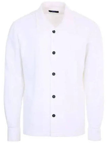 UMS0112 WHITE button down shirt 270705 - KITON - BALAAN 1