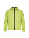 Wappen Patch Soft Shell Hooded Jacket Lemon - STONE ISLAND - BALAAN 2